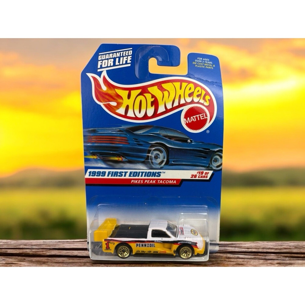 Hot Wheels Pikes Peak Tacoma 1999 First Editions‎ Pennzoil Truck Diecast